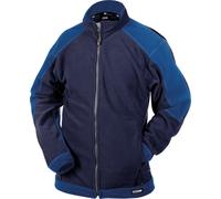 Dassy Veste polaire bicolore Kazan PES16 bleu foncé/Kornbleu S