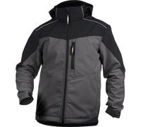 Dassy Veste softshell bicolore Jakarta PES21 gris ciment/noir M