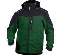 Dassy Veste softshell bicolore Jakarta PES21 vert bouteille/noir 3XL