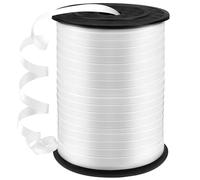 DATEFUN Une Bobine Bolduc Blanc Lisse - 450m x 5mm Ruban Cadeau blanc pour Mariage, Bricolage Art & Artisanat, Fête et Emballage Cadeau