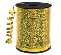 DATEFUN Une Bobine Bolduc Doré Lisse - 450m x 5mm Ruban Cadeau Doré pour Mariage, Bricolage Art & Artisanat, Fête et Emballage Cadeau