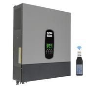 DATOUBOSS 11KW Onduleur Solaire Hybride 48v Pur Sinus, Onduleur Hybride Connecté au Réseau, Prend en Charge la Connexion Parallèle et Fonctionnement sans Batterie avec Contrôleur Solaire MPPT 150A