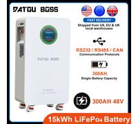 DATOUBOSS 15kwh lifepo4 batterie 300Ah 48V 8000 Cycles Support avec écran tactile Datouboss amovible LiFePo4 pour utilisation sur RV DT-48V-15KWh