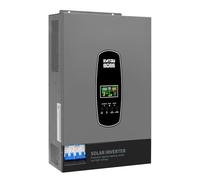 DATOUBOSS 6200W Onduleur Solaire Hybride 48V, Onde Sinusoïdale Pure, Champ PV Jusqu’à 8500W, Puissance PV 6500W, Protection Contre la Foudre, Démarrage sans Batterie, MPPT 120A Intégré, Off-Grid