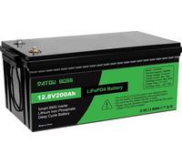 DATOUBOSS Batterie au lithium 12V, capacité 200Ah, protection Smart BMS, DT-12V200AH