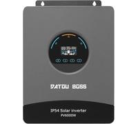 DATOUBOSS Onduleur Solaire Hybride 6000W, 48V vers 230V Pur Sinus avec MPPT 120A, Protection IP54, Fonctionnement sans Batterie, pour Batteries Lithium 48V et Installation Photovoltaïque Hors Réseau
