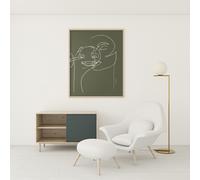 Dauartwork Delightful - Taille : 35x50cm - Vert poussiéreux