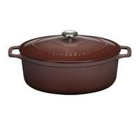 Daubière en fonte émaillée 29cm bois de rose puc472962