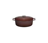 Daubière en fonte émaillée 29cm bois de rose puc472962