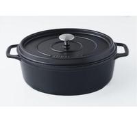 Daubière en fonte émaillée 29cm noir mat - Invicta - PUV403291 -