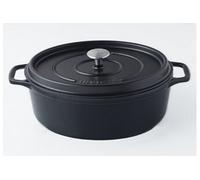 Invicta Daubière en fonte émaillée PUV403291 29 cm Noir mat