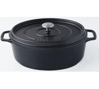 Invicta Daubière en fonte émaillée PUV403331 33 cm Noir mat Tous feux dont induction