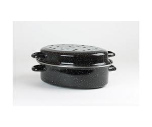 Daubière Ovale Kitchen Roc 34 Cm En Acier Émaillé