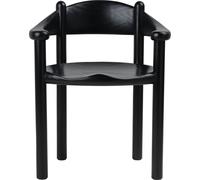 GUBI Chaise à accoudoirs Daumiller Brown-black pine