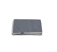 David Fussenegger 112190K2 Plaid réversible en Velours uni Gris foncé/Gris 135 x 200 cm