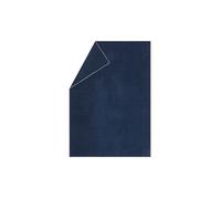 DAVID FUSSENEGGER Couvre-lit - Plaid Sylt 140x200cm (Marine) bleu marine