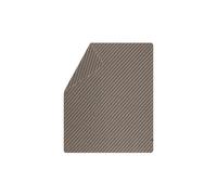 DAVID FUSSENEGGER Plaid MERANO Vague 160x200cm Fumée gris