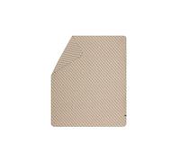 DAVID FUSSENEGGER Plaid MERANO Vague 160x200cm Naturel beige