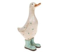 David's Decoration de Jardin en Forme de Canard Pois Taille M, Aqua