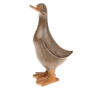Davids Ducks Figurine de décoration de Collection en Forme de Canard Brun Moka - Taille M