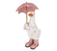 Davids Ducks Polka Dot Brolly Duck Small Pink Ornament