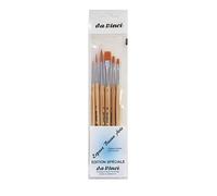 DaVinci Da Vinci Série 303 Pinceaux Rond Synthetique ,1, 4, 8. daVinci Série 304 Junior Synthetics Pinceau Plat , 4,6,10