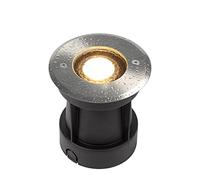 DAWALIGHT Spot LED Extérieur Encastrable GU10 5W LED blanc chaud Spot encastrable au sol IP67 etanche lumières enterrées éclairage encastré pour Jardin Pelouse Terrasse Chemin Bain, Acier Inoxydable