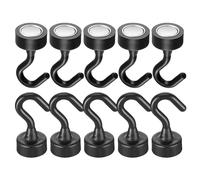 DAWCBVJQ Crochets Magnétiques Robuste | 10 Pièces Support Murale Résistant | Support imant Puissant - pour Cuisine Chambre Frigo Garage Serviette Outil coration