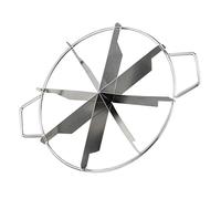 DAWCBVJQ Diviseur De Gâteau, 31x26.5x7cm Séparateur À Gâteau, En Acier Inoxydable, Trancheuse À Gâteaus Avec Poignées, Ustensile De Cuisine Pour Couper 8 Morceaux De Gâteaus Identiques