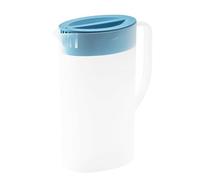 DAWCBVJQ Pichet En Plastique Avec Couvercle, 1.5L Pichet À Jus, 12.5x8.6x23cm Carafe D'eau Plastique Avec Couvercle, Pichets Pour Réfrigérateur, Pichets À Eau, Carafe D'eau Pour Réfrigérateur