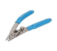 DAWH Outils à Fibre Optique, Poignée Ergonomique de Dénudeur de Fibres en Acier Inoxydable de Haute Sécurité pour la Maison (Bleu)