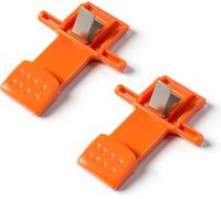 dawnow Lot de 2 leviers de verrouillage et loquet de batterie pour Stihl HTA50, HLA56, HSA56, FSA56, BGA56, BGA56, BGA57, MSA120, MSA140