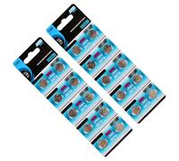 DAWTHTW Lot de 10 piles bouton alcalines AG13 LR44 - 20 boutons - Puissance constante pour diverses applications