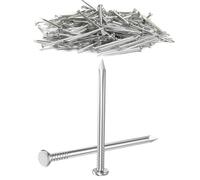Dayalo 50 pièces de clous en acier 60 mm, clous en acier inoxydable, clous pour images, clous pour travaux du bois sur brique pour l'utilisation sur brique, plâtre et bois