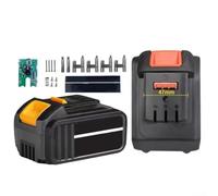 Dayi Boîte de rangement pour batterie au lithium 10/15 cellules pour outils électriques A3 18 V 21 V, support en plastique robuste avec compartiments pour meuleuses d'angle sans fil et machines de
