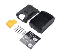 Dayi Étui de rangement pour batterie A3 10/15 cellules - Boîte de rangement pour batteries au lithium 18 V 21 V - Outils de meuleuse d'angle, atelier, garage, noir (A)