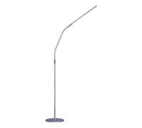 Daylight Slimline Lampadaire 4 LED - 6000 K, 3200 Lux, 4 niveaux de luminosité, port USB-C pour une charge rapide - Design élégant, abat-jour anti-reflets, réglage flexible de la hauteur - Gris