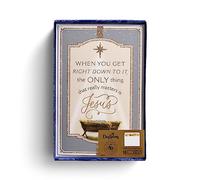 DaySpring 50e anniversaire - The Only Thing That Really Matters is Jesus - 18 cartes de Noël et enveloppes