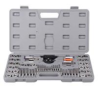 DAYUAN Coffret de Tarauds et Filières, 60 pièces Kit de Filetage M3-M12 | Acier trempé haute résistance pour coupe nette et rénovation précise des filetages intérieurs et extérieurs