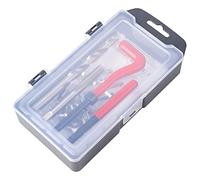 DAYUAN Kit de réparation de filetage M10x1,25mm Helicoil outils de restauration de filetage kit d'insert de fil compatible ensemble d'outils à main pour réparation automobile