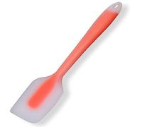 DAZISEN Spatule en silicone - Spatule Cuisine Silicone Spatule Résistant à la Chaleur Flexible Spatule Patisserie Spatules Antiadhésif Sans Coutures pour la Cuisson et la Pâtisserie, Orange, S