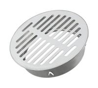 DAZZLEEX Bouchon de tuyau de pluie rond en acier inoxydable 83 mm