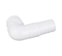 DAZZLEEX Buse de tuyau de piscine à 90 degrés, connecteur 32 x 38 mm, jet de retour robuste pour systèmes de tuyau d'arrosage eau propre 3,8 cm taille standard (1 pièce)