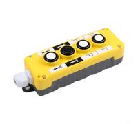 DAZZLEEX COP-2B 3B 4B Interrupteur de commande de grue à suspendre pour levage de palan dans un entrepôt de bâtiment haut 2A 5A 250 V 500 V ABS ignifuge Orange Jaune (COP-4B)