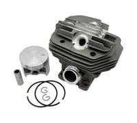 DAZZLEEX Cylindre d'assemblage 56 mm pour tronçonneuse MS661 Big Alésage pour kit de piston Pièces de rechange robustes Travaux forestiers