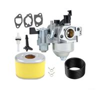 DAZZLEEX Kit de réparation de moteur pour GX160 5,5 HP 6,5 CV Remplace 16100-ZH8-W61 16100-ZE1-814 16100-ZE1-825 Pièces de tondeuse à gazon en fer argenté