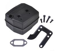 DAZZLEEX Kit silencieux d'échappement avec vis de support de joint pour tronçonneuses 61 268 272 272XP 272S 268K, construction en métal pour réduction du bruit et performance