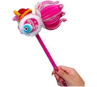 DAZZLEEX Lanterne en forme de poisson pour le Nouvel An chinois, décoration classique faite à la main pour enfants, accessoire photo, rose, rouge, jaune, bleu, violet, 32 x 16,5 cm (rose)