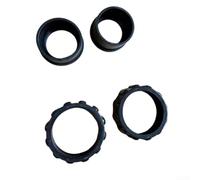 DAZZLEEX Lot de 2 connecteurs de remplacement pour générateur de chlorure IC20 IC40 IC60 IC80 - Pièces de rechange en plastique noir pour piscine et spa - 5,1 cm
