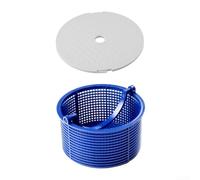 DAZZLEEX Panier écumoire SP1096C compatible avec hayward SPX1096CA pour modèles Pentair R38010 Comprend couvercle SPX1096 Pièce de rechange Accessoire de nettoyage de piscine Design robuste (bleu +